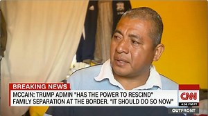 "My soul is broken. It's torture. I feel trapped." This father is desperately trying to stay connected to his wife and children who were split up across the country after seeking asylum in the US last month. https://cnn.it/2M2desF | CNN International