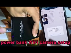 H8 power bank Camera Setup With lookcam app