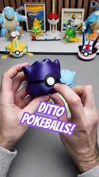 Printing the updated Ditto Pokeball in 4 different colors!