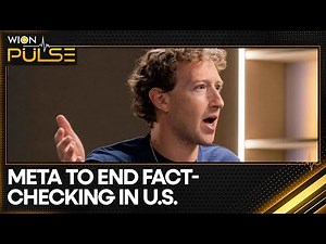 Mark Zuckerberg Announces Meta Will End Fact-Checking Program in the U.S | World News | WION Pulse