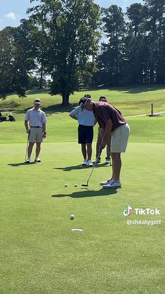 Weird Putts and Mulligans in Golf Tournament