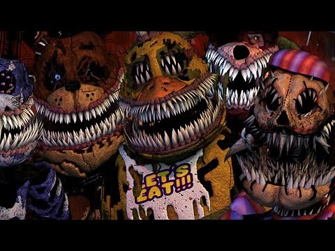HUNTED BY THE NEW CORRUPTED ANIMATRONICS.. | FNAF Ultimate Custom Night (UCN MODS)