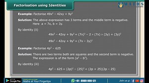 Master Factorisation: Class 8th Maths Simplified! #education #math #maths #learning #learningisfun | Maths at Your Fingertips