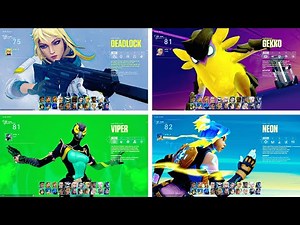 Valorant - All Agent Select Animations (Brimstone - Deadlock)