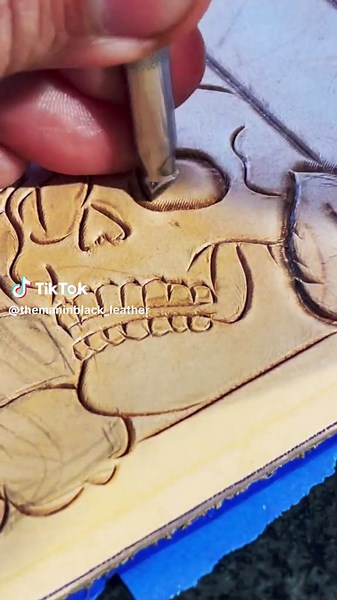 Creating Stunning Human Skull Leather Designs: Step-by-Step Guide