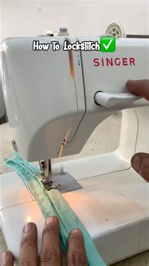 How To Lock Stitch✅ Reverse Forward Function In Singer 8280✅ #sewingmachine