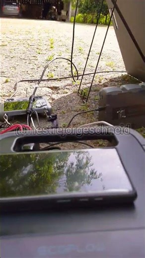 Testing of the 220w solar panel and the Ecoflow River 3 Plus power station. Approved!