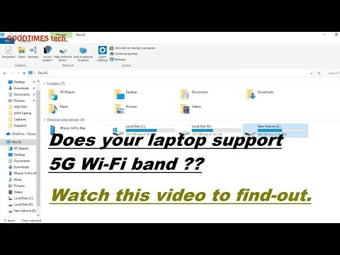 How to know whether your laptop supports 5Ghz Wi-Fi network