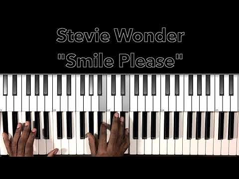Stevie Wonder "Smile Please" Piano Tutorial