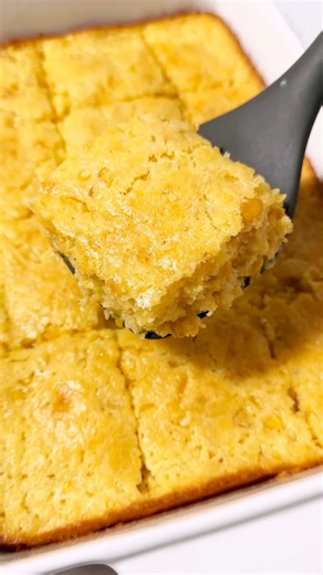 Easy Cornbread Casserole Recipe 🌽 #cornbreadrecipe #thanksgivingsides | Live Eat Learn