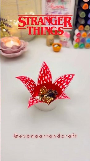 DIY Stranger Things Tutorial ✨👾 DIY Demogorgon Storage Box #diy #howto