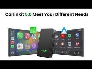 Carlinkit 5.0 - Upgrade Your Wired Carplay/ Android Auto Wireless!