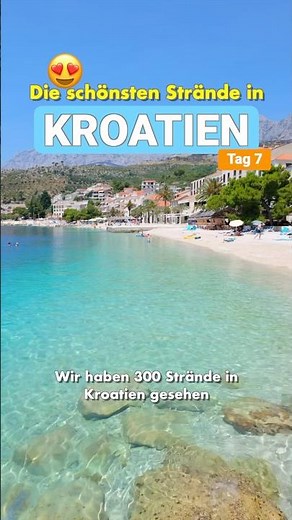 Die schönsten Strände in Kroatien 😍😍