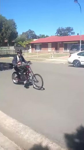 Schwinn stingray motorized chopper bicycle
