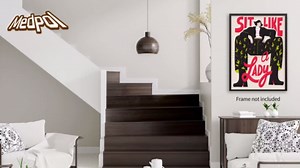 Mental Health Poster Inhale Exhale Meditation Wall Art Vintage Abstract Watercolor Canvas Prints for Therapy Office Calming Corner Wall Decor 12x16 inch Unframed