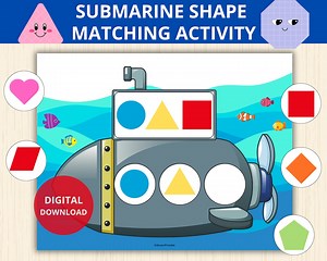 Shapes Matching Activity,shapes Sorting Game,learning Shapes,shapes Worksheets,2d Geometric Shapes,flashcards,matching Games Activities - Etsy