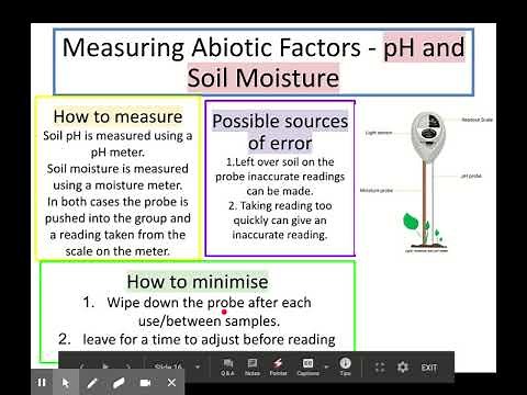 National 5 Biology - Distribution of Organisms (Unit 3 KA2)
