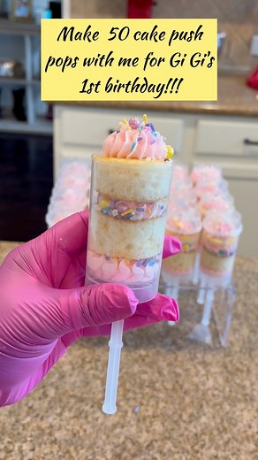 21K views · 346 reactions | Make these cute cake push pops with me! ...