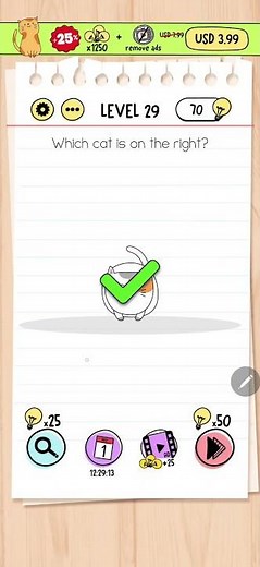 Brain Test Level 29 Solution & Walkthrough | Tricky Puzzles (Android & iOS Shorts)