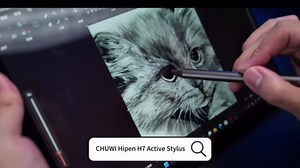 CHUWI Hipen H7 Stylus Pen, 4096 Pressure Sensitivity, MPP 2.0, Palm Rejection, Active Stylus Compatible for FreeBook, and Hi10 Max Tablet PC, Black