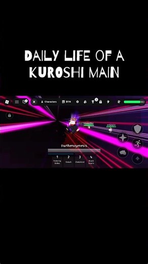 Daily life of a kuroshi main #jjs