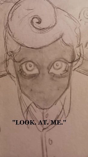 hello welcome home fandom 👀 I drew wally w/ this audio. it's 6am please don't let this flop. I spent hours on it. #welcomehome #welcomehomewally #wallydarling #welcomehomejulie #gore #scopophobia #eyes #remestc #inmustyle #wallydarlingwelcomehome