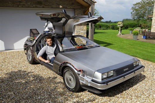 Man owns real life Back to the Future DeLorean