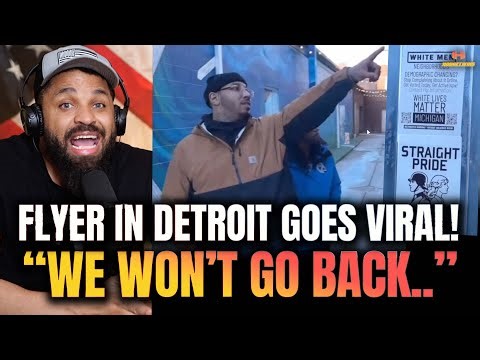 Stickers Promoting Straight Pride White Lives Matter Triggers Blacks & Detroit Police Investigation