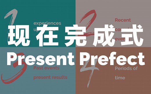 英语 语法 时态 之：现在完成式 Present Perfect Tense | 第11期