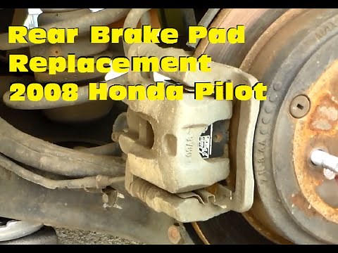 Rear Brake Pad Replacement -2008 Honda Pilot