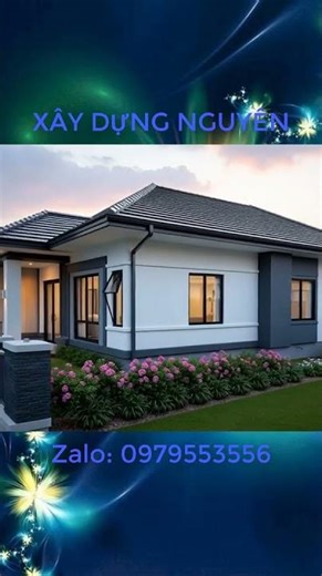 Mẫu Nhà Cấp 4 Mái Nhật Diện Tích 10x10m Thiết Kế 3 Phòng ngủ