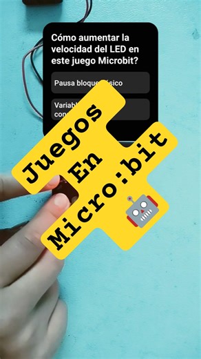 Juegos en la placa Microbit 🤖 programación para niños #aulasteam #microbit #roboticaeducativa