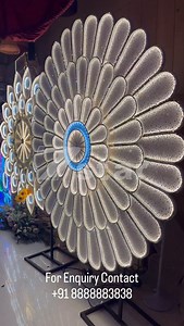 ✨ LED Backdrop – 6 Ft Size ✨ Add a modern glow to your wedding décor with our 6 ft LED Backdrop, perfect for • Groom & Bride Entry • Stage Backdrop • Photo Booth • Engagement & Cocktail Functions ✔️ Premium finish ✔️ Bright & uniform LED lighting ✔️ Easy to install ✔️ Ideal for indoor & outdoor events 📏 Size: 6 ft 🏷️ Available at wholesale prices The Largest Collection of Wedding Décor Supplies Under Single Roof . For Enquiries, Call Us On 91 888 888 3838 | Seven Star Wedding Decor Mall