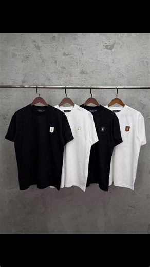 🇹🇷🇹🇷 Made in turkey T-shirt POLO superrrr high quality ✨ Order now for 25$ Sizes available S--->2XL ⚪⚫ #mensfashion #fyp #code96