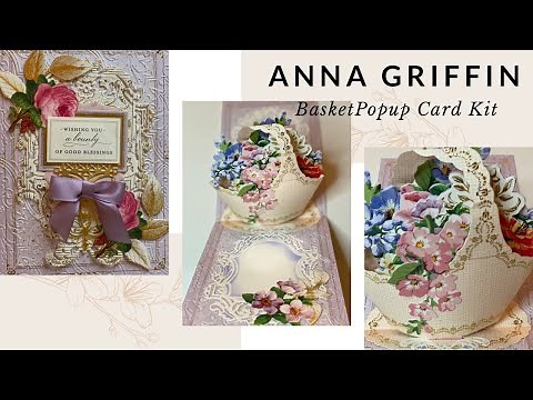 Anna Griffin Basket Popup Card making Kit