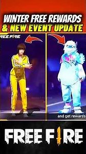 WINTER CONFIRM FREE 😱 REWARDS ITEMS 🔥 AND NEW EVENTS UPDATE 🥳 IN FREE FIRE #freefire #shortsfeed #ff