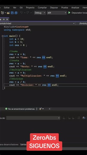 Practica 3: uso del if-else usanso El Codigo pasado #aprendecontiktok #aprendeentiktok #programacion #if #else #suma #resta #multiplicacion #division
