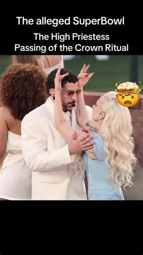 The Alleged Super Bowl Ritual: The crowning of Bad Bunny into the higher ranks of the Occult Music Industry was on full display. The language and symbols can easily be seen, if you know where to look. #superbowl #badbunny #ladygagavideos #occult #ritual