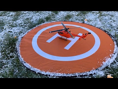 MODSTER BO-105 | Erster Flug draußen bei MINUS 6 GRAD | outdoor gefilmt mit INSTA360 GO2