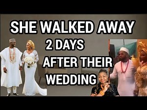 The Shocking Reason She Ended Her Marriage 2 Days After Wedding