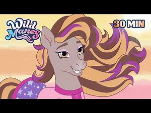 Wildest Adventures! 🦄 6 FULL EPISODES 🎒 Wild Manes 🐴