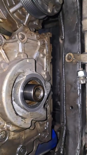 gmc blazer timing cover seal leaked replacement guide #automotive #mechanic #DIY | Natalie Horne