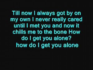 Alone again-Lyrics- Alyssa Reid