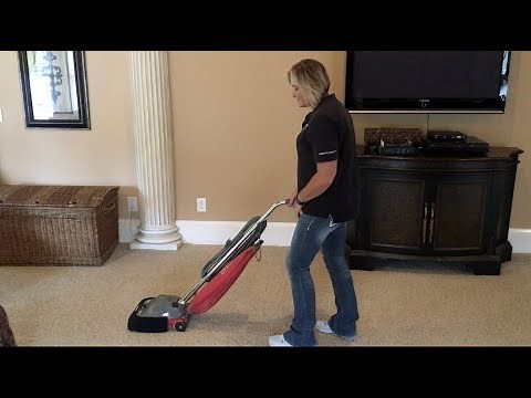 Vacuuming Carpet