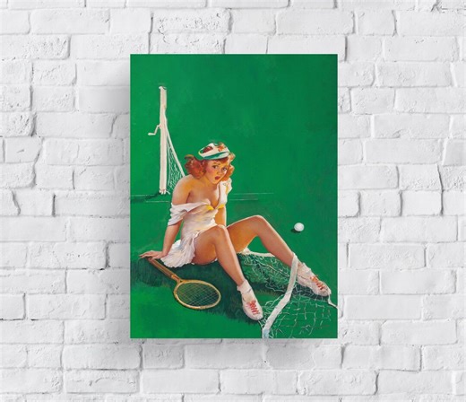 Gil Elvgren Poster - Vintage Blonde Girl - Green Wall Art - Vintage Wall Art - Quote Home Decor - Modern Art Print - Housewarming Gift - Etsy
