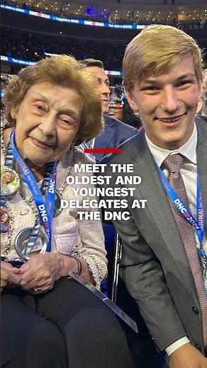 Meet the oldest and youngest delegates at the DNC