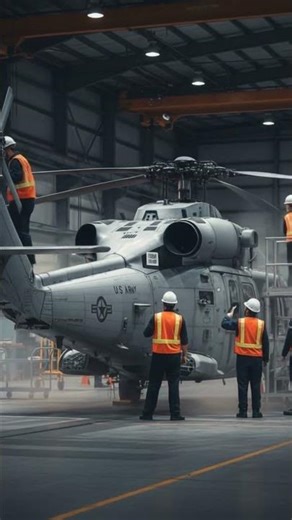Inside a Helicopter Factory | Intense Repair🚁🔥#shots #airplane #helicopter #aviation