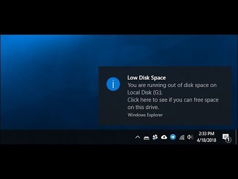 Windows 10 Low Disk Space and Recovery Drive Appeared After Update