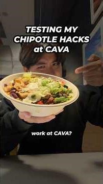 Do My Chipotle Hacks Work at CAVA? 🥙🤔
