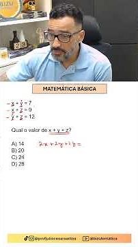 System of Equations #mathematics #enem #math #maths #education